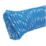Essentials Braided Rope Blue/White 6mm x 20m