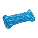 Essentials Braided Rope Blue/White 6mm x 20m