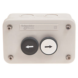 Schneider Electric XALE2221 Double Pole Flush Push-Button Complete Control Station NO