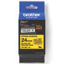 Brother TZES651 Strong Adhesive Labelling Tape 24mm x 8m
