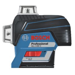 Bosch GLL 3-80 C 12V Li-Ion CoolPack Red Self-Levelling Multi-Line Laser Level - Bare