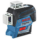 Bosch GLL 3-80 C 12V Li-Ion Coolpack Red Self-Levelling Multi-Line Laser Level - Bare