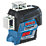 Bosch GLL 3-80 C 12V Li-Ion Coolpack Red Self-Levelling Multi-Line Laser Level - Bare
