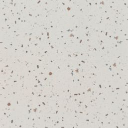 Wilsonart  Matt White Sparkle Effect Laminate Worktop 3000mm x 600mm x 38mm