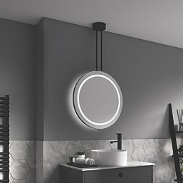 Sensio Ivy Round Illuminated Hanging Bathroom Mirror With 1728lm LED Light 600mm x 1433mm