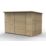 Forest Beckwood 9' 6" x 6' (Nominal) Pent Shiplap Timber Shed with Base & Assembly