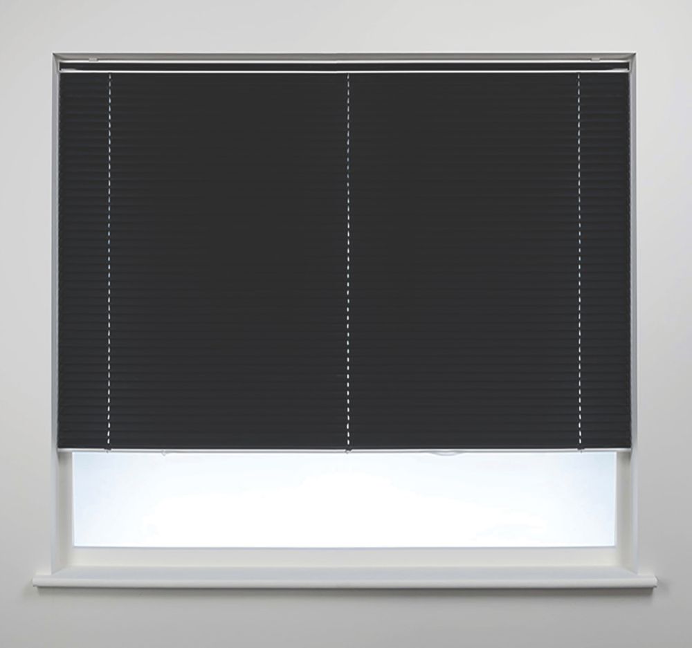 Aluminium Cordless NonBlackout Blind Black 1350mm x 1200mm