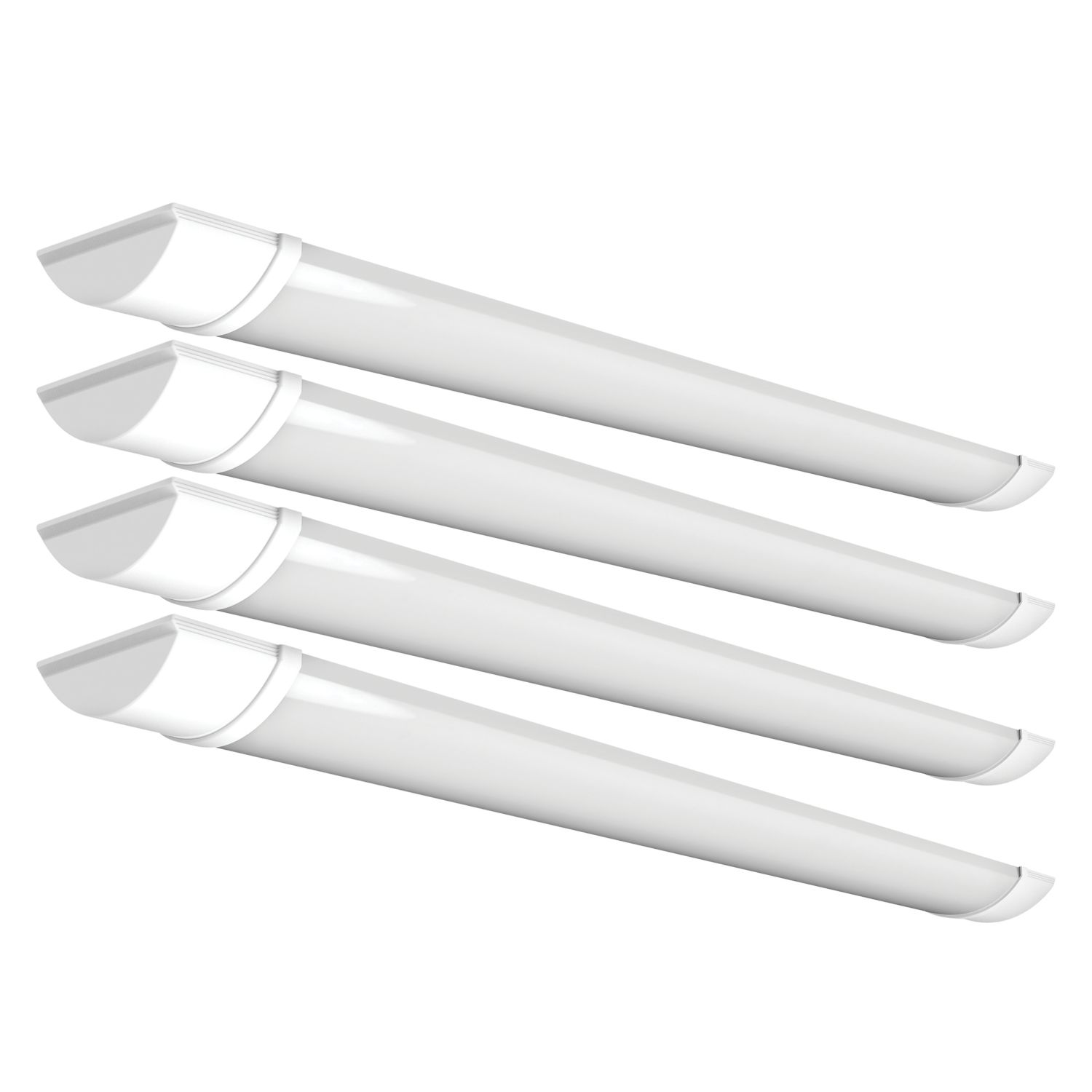 4lite Advantage Twin 5ft LED Battens 40W 4700lm 230V 4 Pack (528VH)