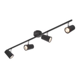 Inlight Harvey Linear 4-Light Spotlight Black