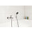 Grohe Quickfix Start Wall-Mounted  Bath/Shower Mixer Set StarLight Chrome