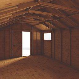 Mercia Modular 10' 6" x 18' (Nominal) Apex Shiplap T&G Timber Workshop