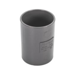 FloPlast  Straight Couplers 32mm x 32mm Grey 5 Pack