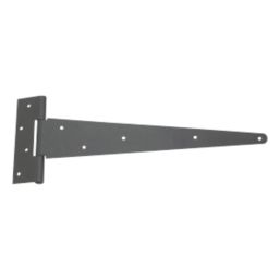 Smith & Locke Black Powder-Coated Straight Strong Tee Hinges 150mm x 400mm x 60mm 2 Pack