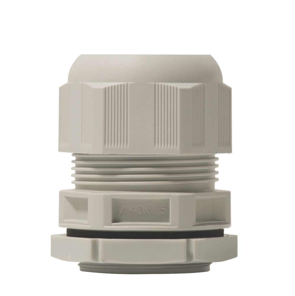 British General Plastic Cable Gland Kit with KEM Adaptor 40mm