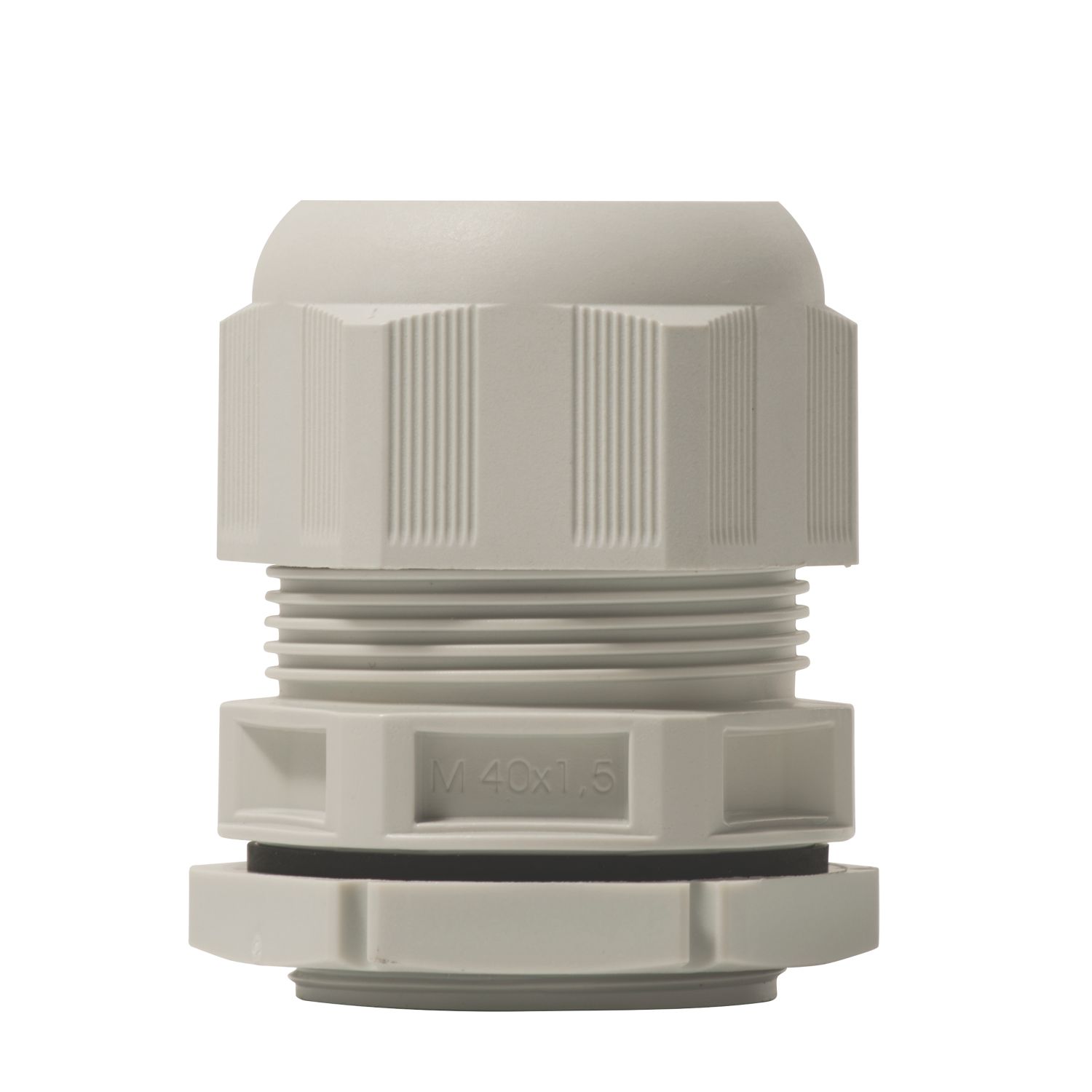 British General Plastic Cable Gland Kit with KEM Adaptor 40mm Grey (5295P)