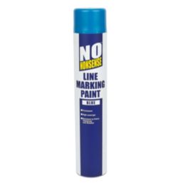 No Nonsense Line Marking Paint Blue 750ml - Screwfix