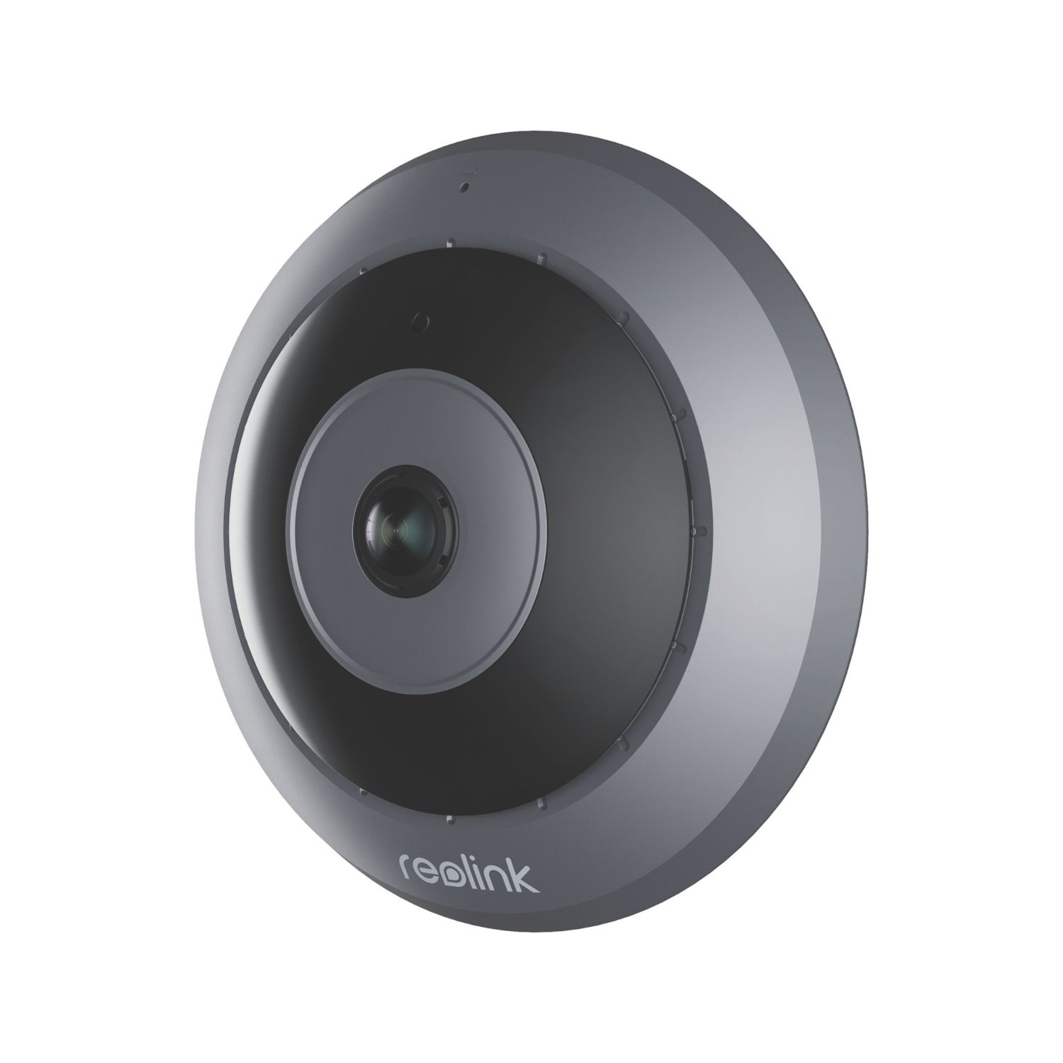 Reolink P520 PoE or Mains-Powered Black Wired 6MP Indoor Round Fisheye Camera (529AK)