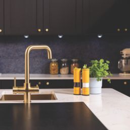 ETAL Elise 3-in-1 Instant Boiling Water Kitchen Tap Brushed Brass