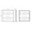 Knightsbridge  6-Module Grid Faceplate Brushed Chrome