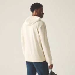 Regatta Cline  Hooded Sweatshirt White Stone / Brick Small 40.9" Chest