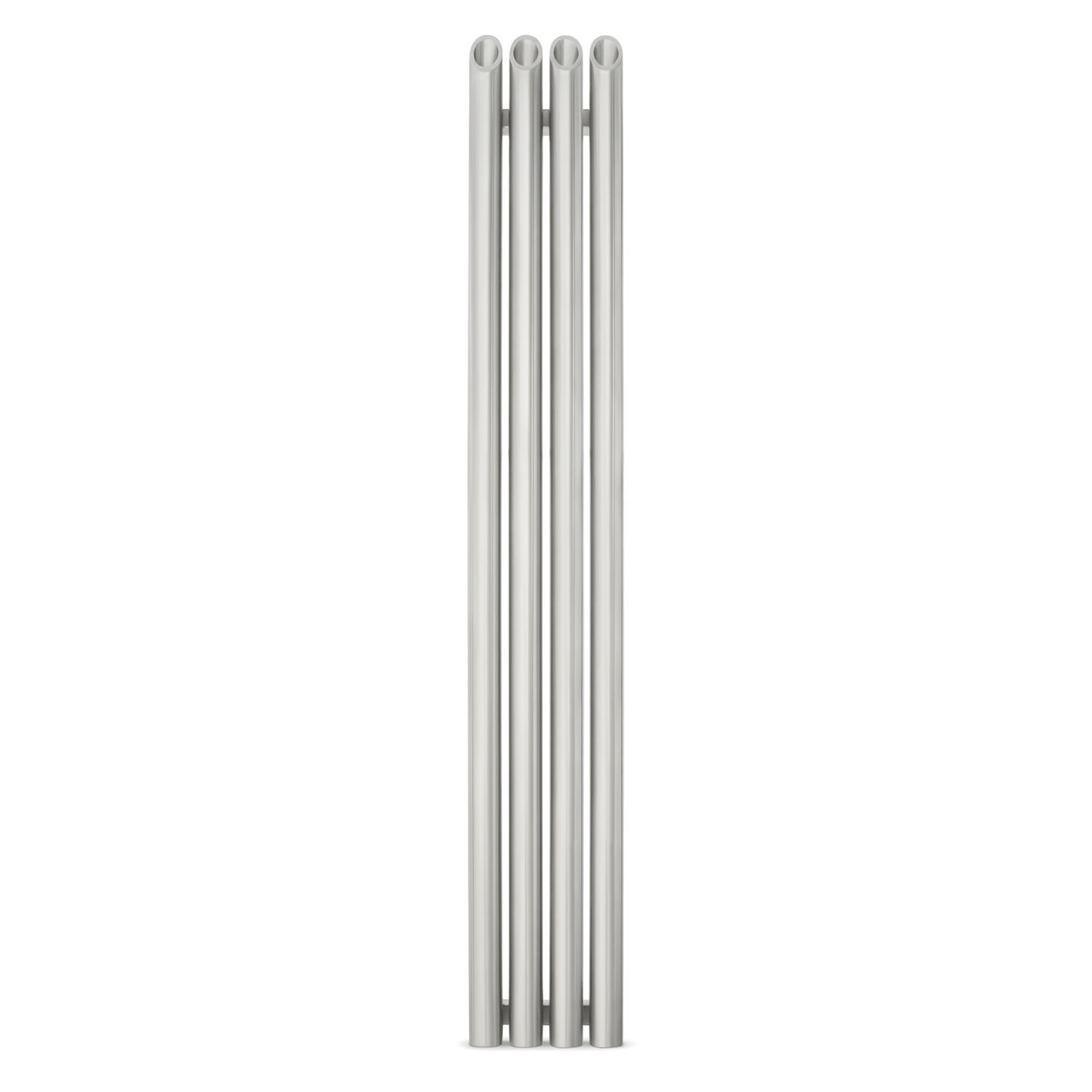 Time Bamboo 1800mm x 270mm 4082BTU Matt Chrome Vertical Designer Radiator (529KL)