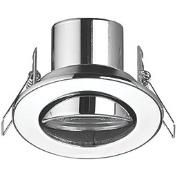 LAP Cosmoseco Tilt  Fire Rated LED Downlight Chrome 5.8W 450lm