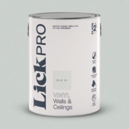 LickPro  5Ltr Blue 01 Vinyl Matt Emulsion  Paint