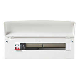 MK Sentry  21-Module 21-Way Part-Populated High Integrity Main Switch Consumer Unit with SPD