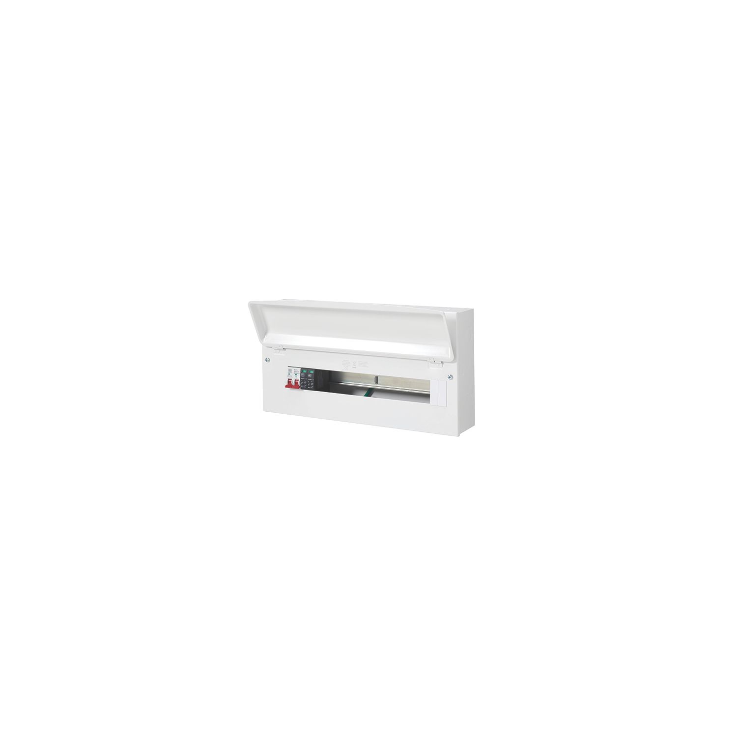 MK Sentry 21-Module 21-Way Part-Populated High Integrity Main Switch Consumer Unit with SPD (529VF)