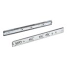 Essentials Steel Soft-Close Ball Bearing Drawer Runners 500mm 2 Pack