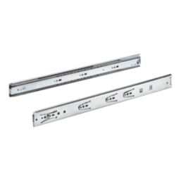 Essentials Steel Soft-Close Ball Bearing Drawer Runners 500mm 2 Pack