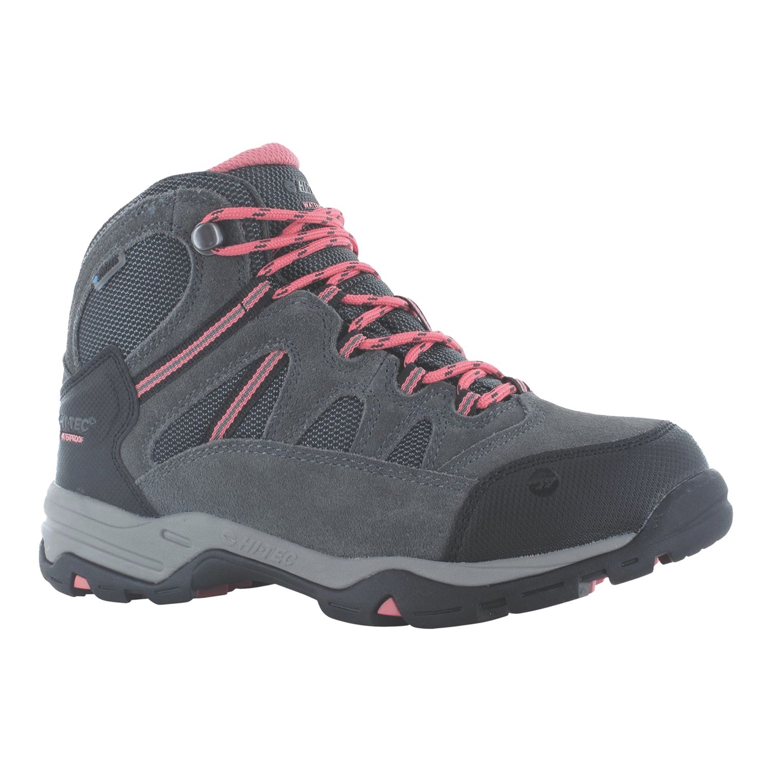 Hi-Tec Bandera II Size 7 Womens Grey Waterproof Non Safety Work Boots (529XL)