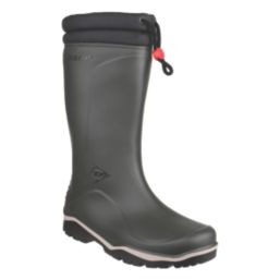 Dunlop Blizzard Size 10  Green Non Safety Wellies