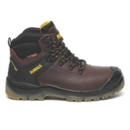 DEWALT Newark Size 11  Brown Waterproof Steel Toe Cap Safety Boots