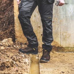 DEWALT Newark Size 11  Brown Waterproof Steel Toe Cap Safety Boots