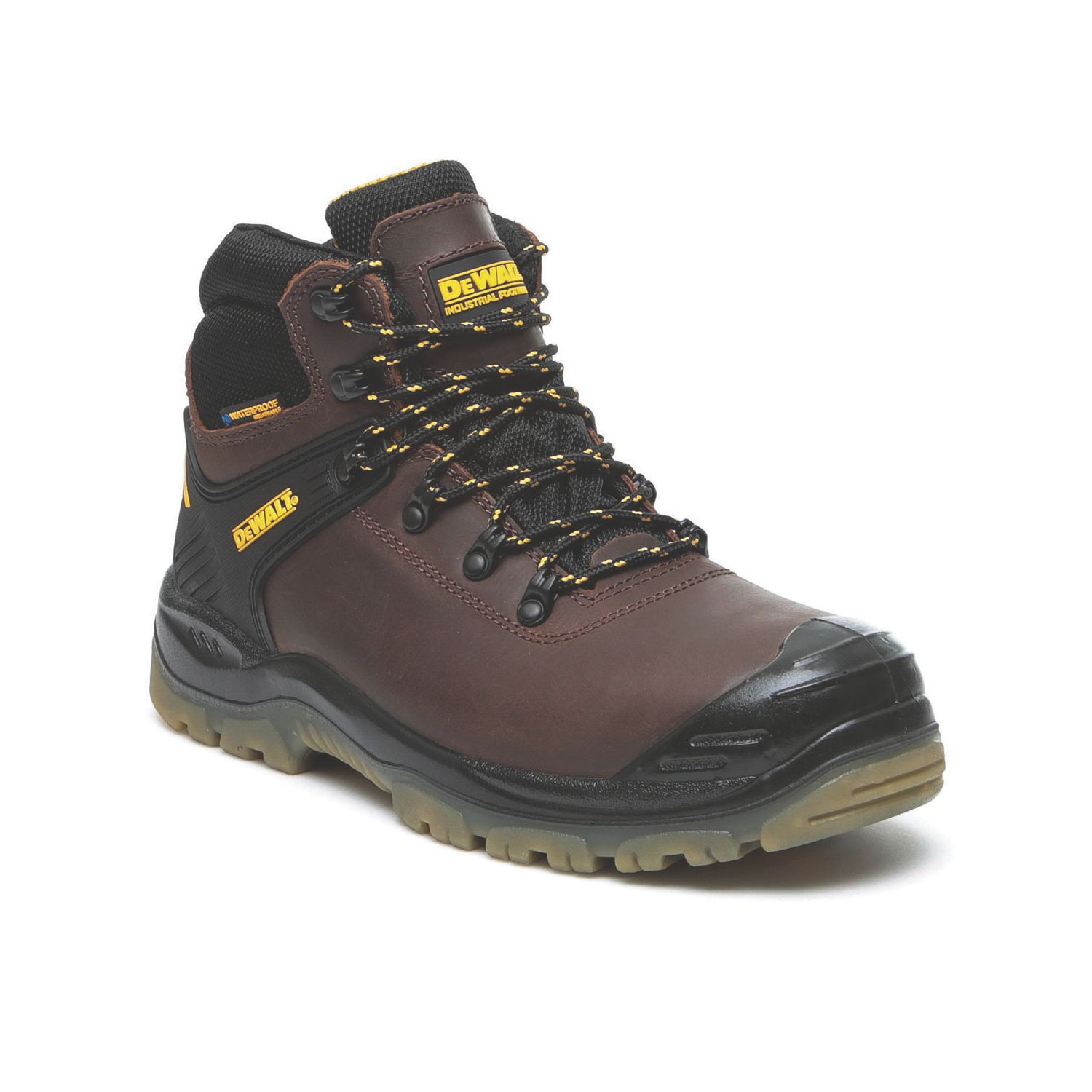 DeWalt Newark Size 11 Brown Waterproof Steel Toe Cap Safety Boots (5304R)
