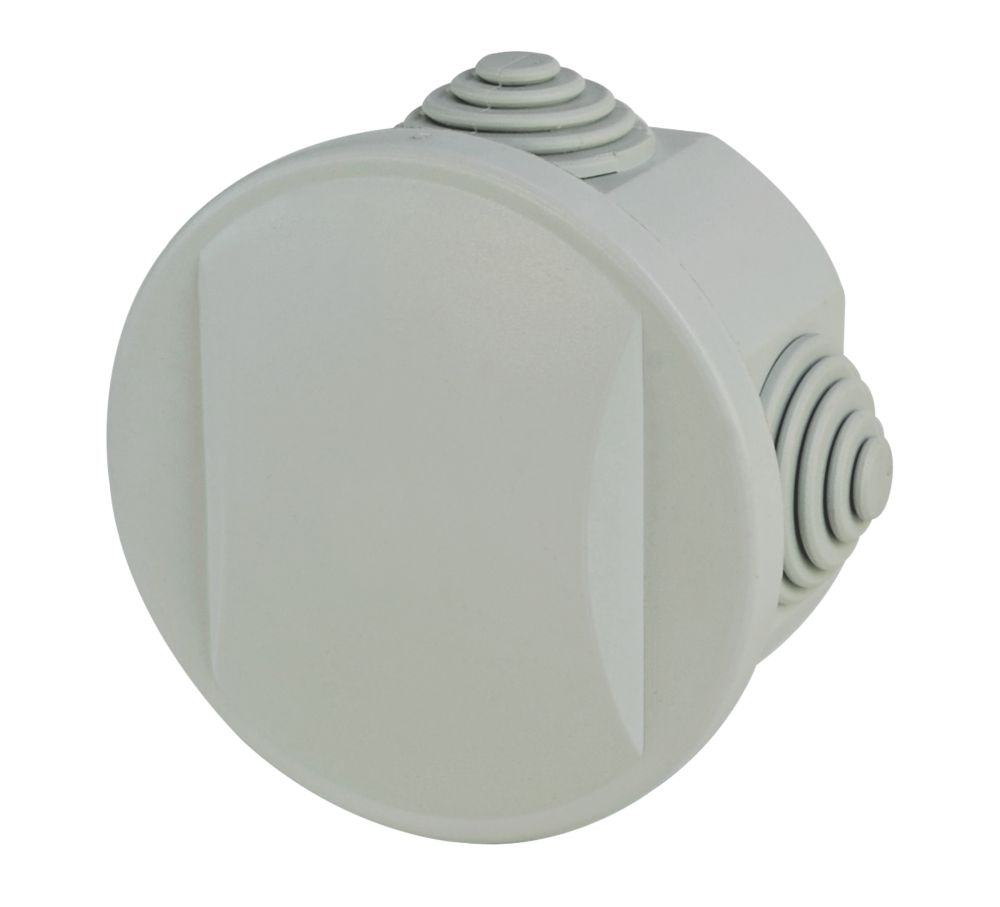 Schneider Electric 4Entry Round Junction Box Screwfix