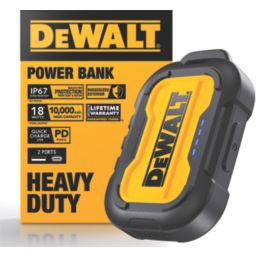 DEWALT  10,000mAh Powerbank Yellow and Black