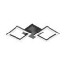 Eglo Paranday-Z LED Smart Ceiling Light Black 15.5W 1800lm