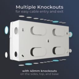 British General CF19MS16-01 16-Module 16-Way Part-Populated High Integrity Main Switch Consumer Unit with SPD