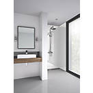 Splashwall  Bathroom Splashback Gloss White 590mm x 2400mm x 11mm