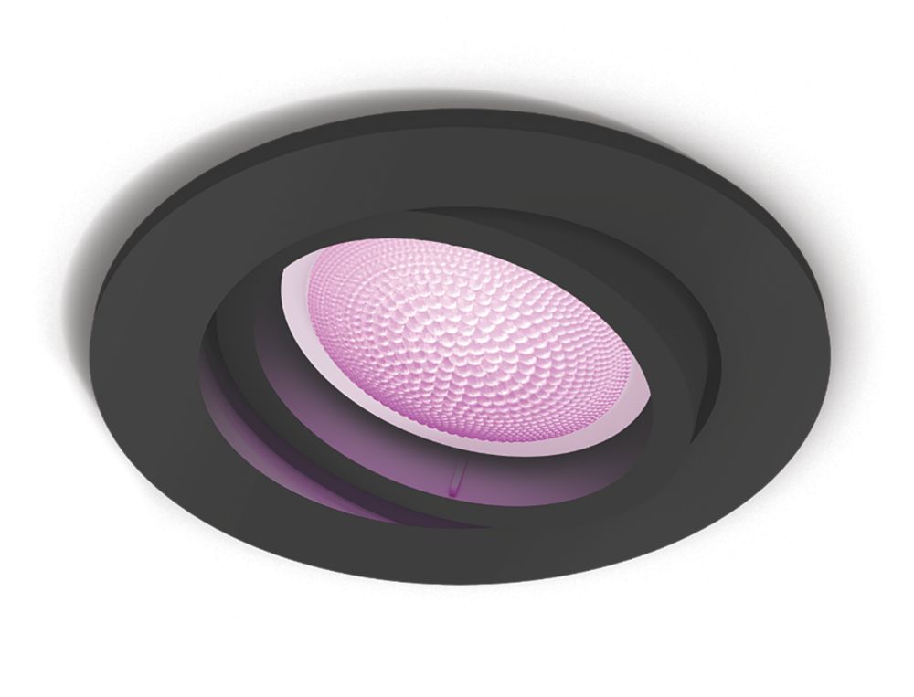 Philips Hue Centura Adjustable Head LED Smart Recessed Downlight Black