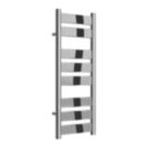 Reina 800mm x 300mm 733BTU Chrome Flat Designer Towel Radiator