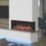 Be Modern Pryzm Arteon 1250-3SL Black Remote Control Wall-Mounted Electric Inset Fire 1495mm x 380mm