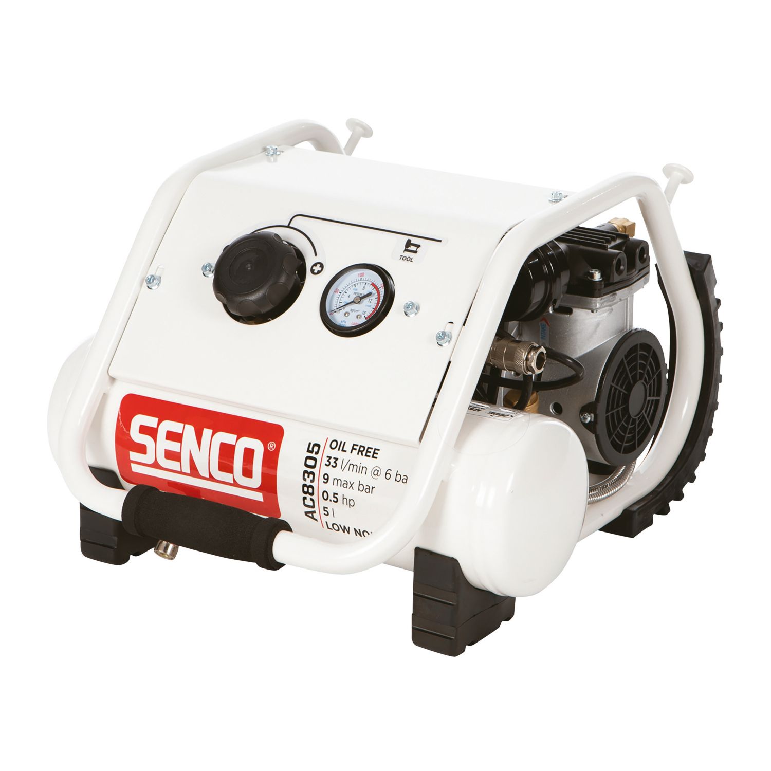 Senco AC8305 5Ltr Brushless Electric Low Noise Compressor 110V (530PG)