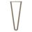 Rothley 2-Pin Hairpin Furniture Leg Antique Brass 350mm