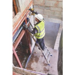 Werner LEANSAFE X3 Aluminium 2.9m Combination Ladder