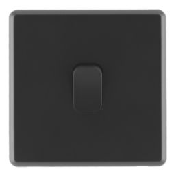 Arlec  10A 1-Gang Intermediate Switch Black