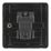 Arlec  10A 1-Gang Intermediate Switch Black