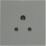 British General EM2ASG 2A Unswitched Modular Round Pin Socket Grey